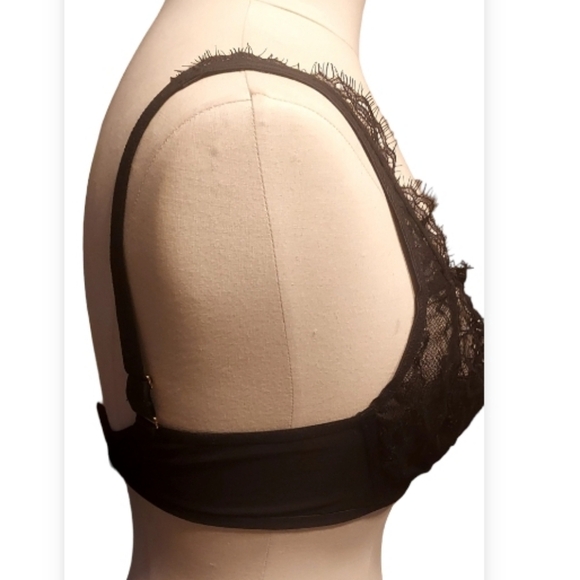 VICTORIA'S secret black very sexy  unlined bras in excellent condition size 34DD - Picture 6 of 16